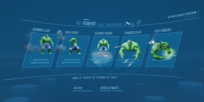 Marvel Powers United Screens