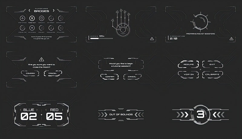 Ripcoil Menu Graphics