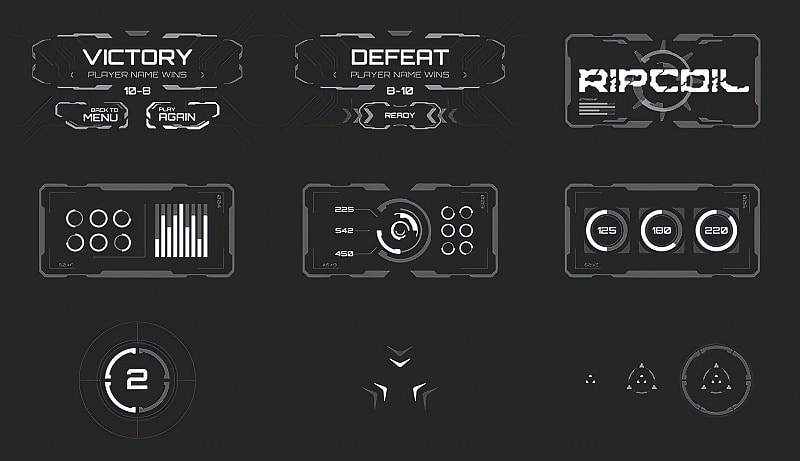 Ripcoil Menu Graphics