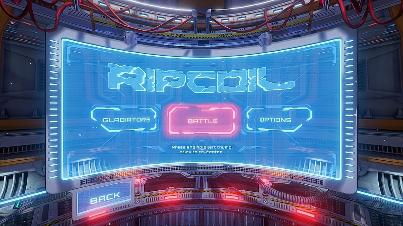 Ripcoil Starship Menu