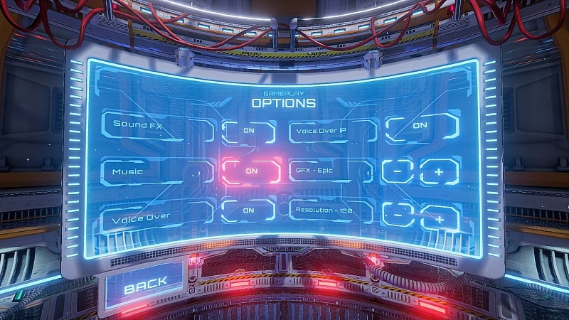 Ripcoil Starship Menu