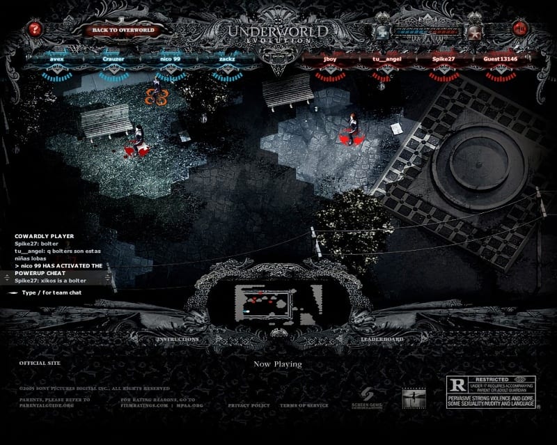 Underworld Evolution Game