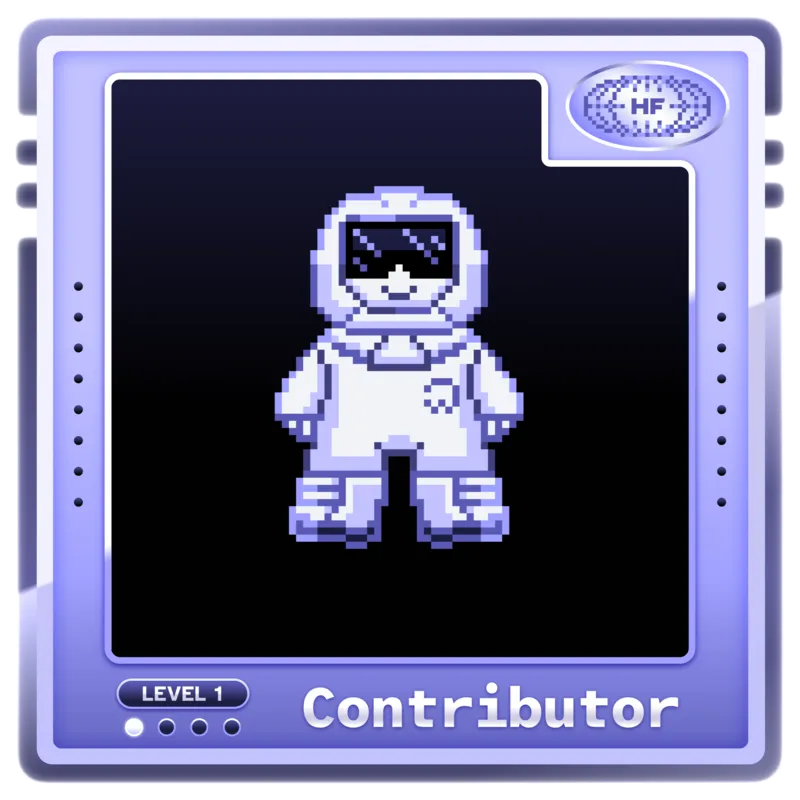 Hacktoberfest Level 1 badge