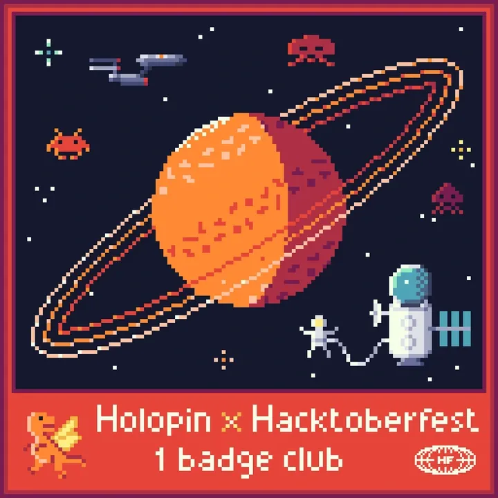 Hacktoberfest 1 Badge Club badge