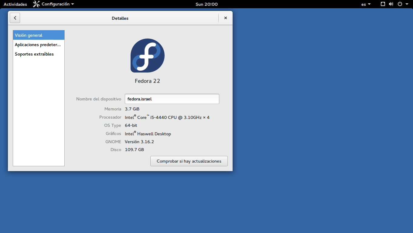 Actualizando Fedora 20 a Fedora 26