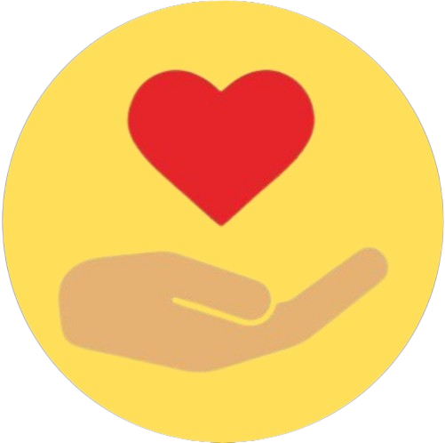 love place on a palm