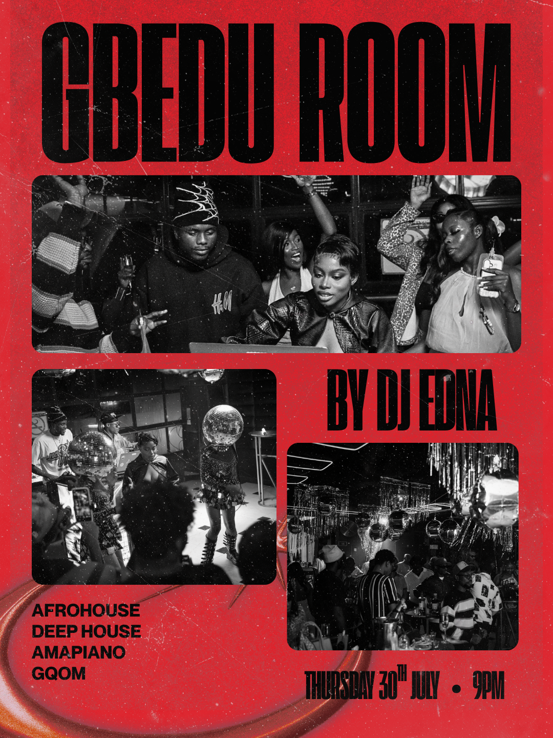 The gbedu room 3.0 poster