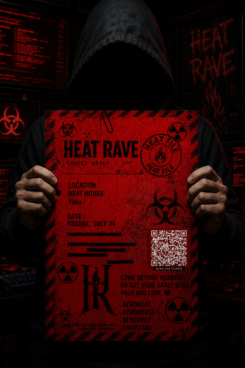 Heat rave . (The backyard Experience ) poster
