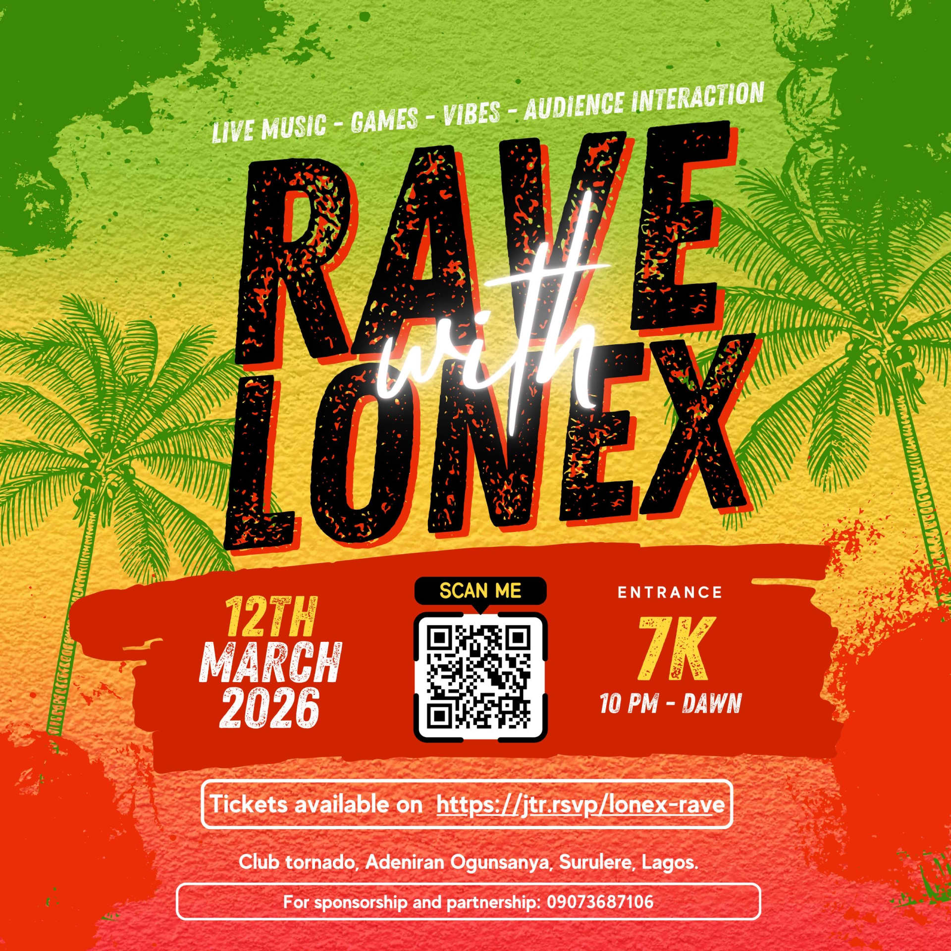 Rave with Lonex | Jetron Ticket