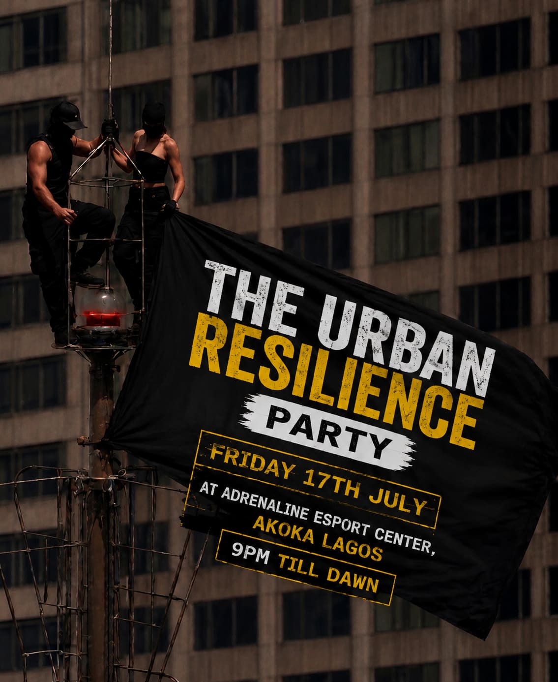 The Urban Resilience (Ultra Rave Party) poster