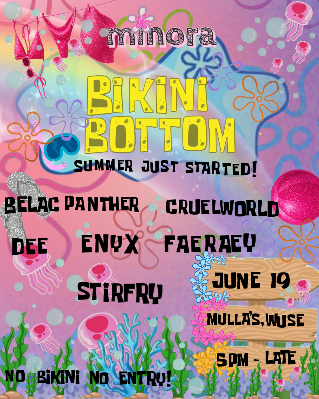 Minora presents: Bikini Bottom poster