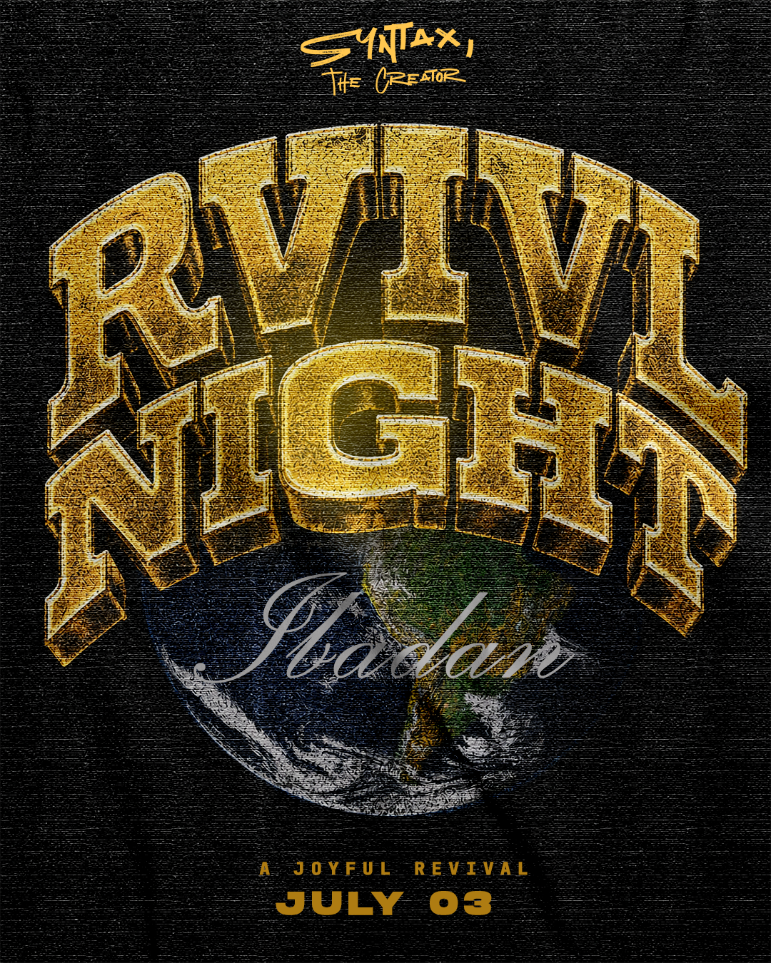 RVIVL NIGHT [IBADAN] poster