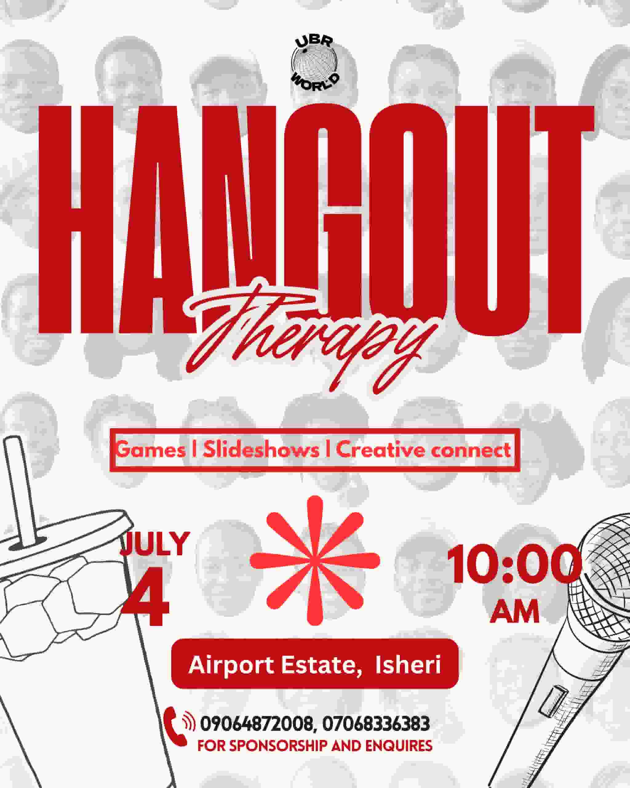 HANGOUT THERAPY 3.0 poster