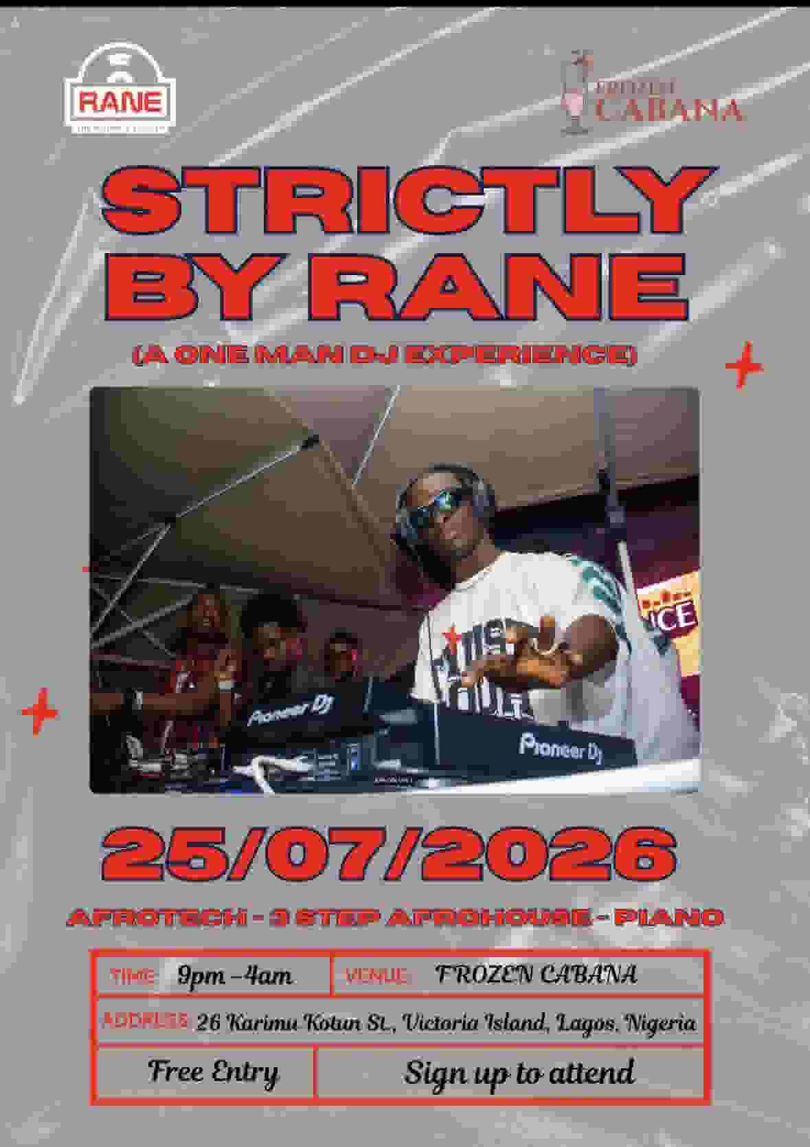 Strictly By Rane poster