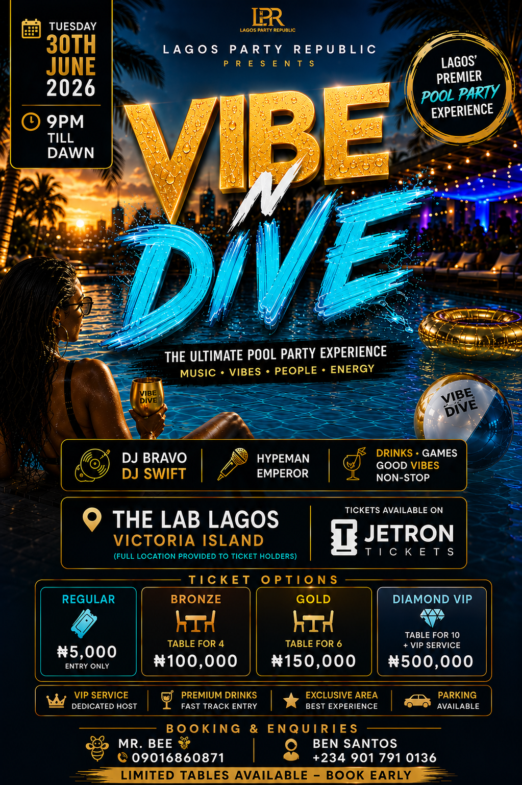 Vibe n Dive poster