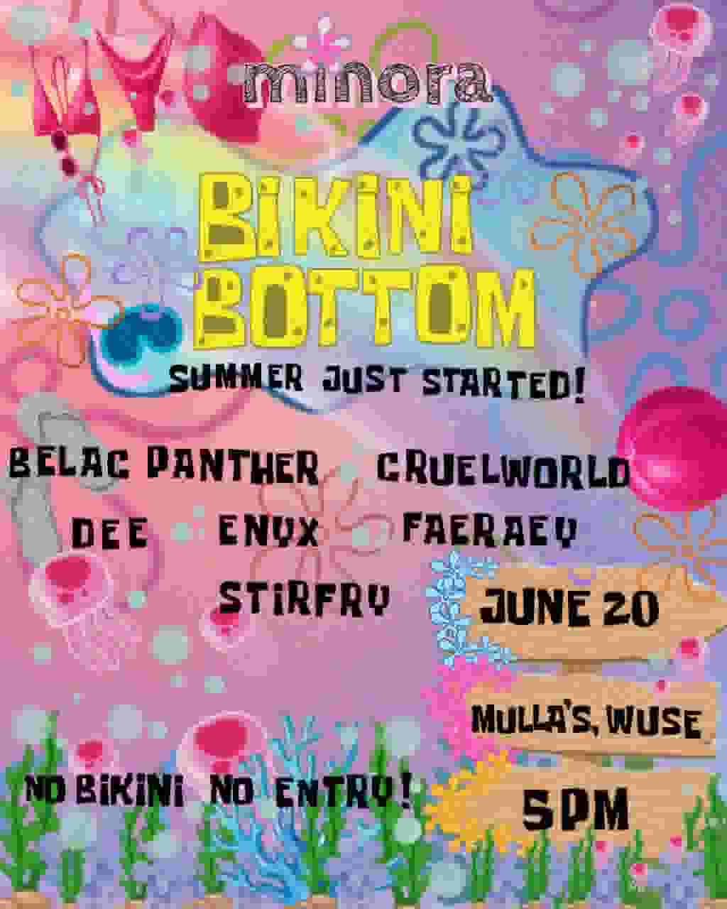 Minora presents: Bikini Bottom poster