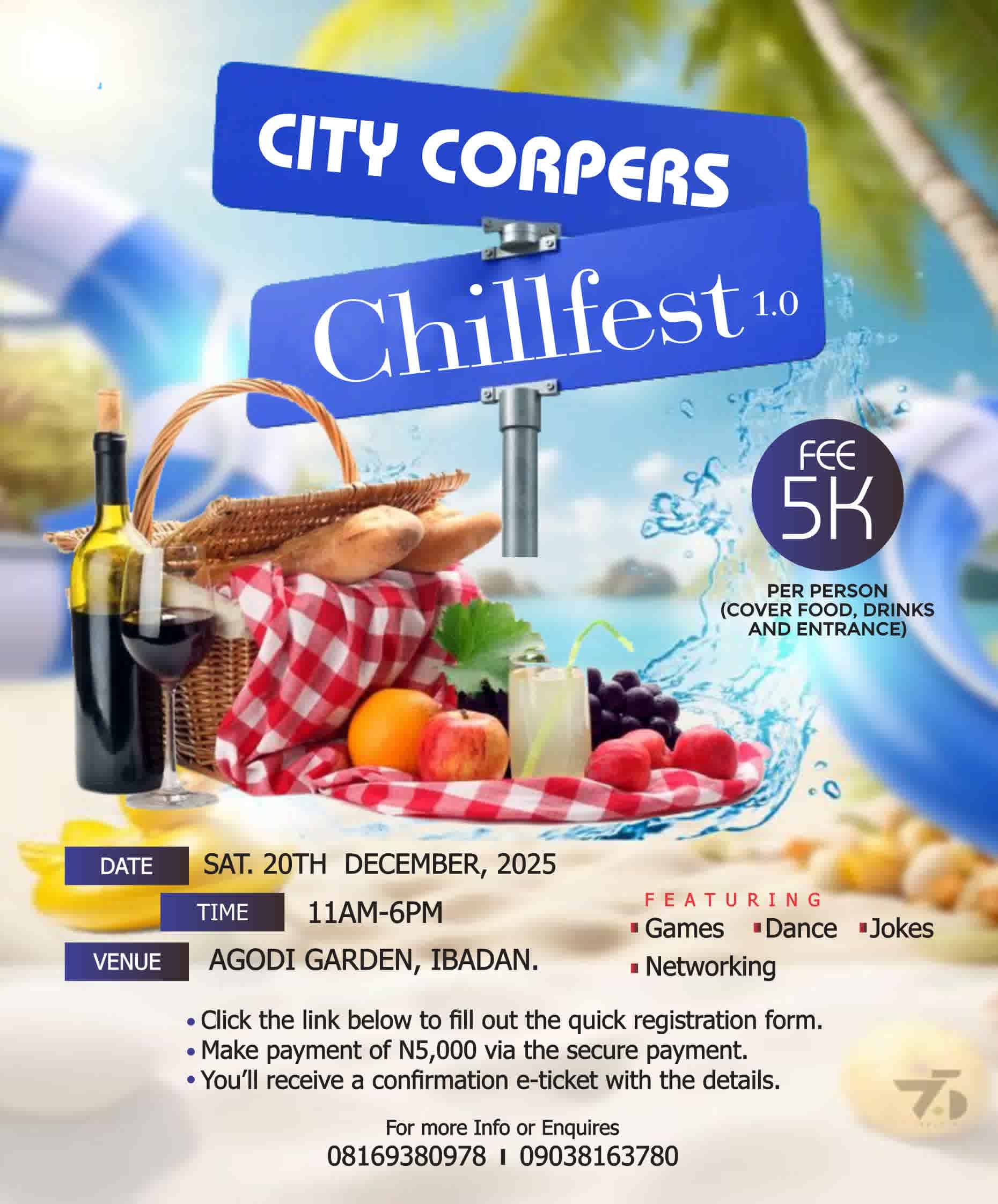 🎉 City Corpers Chillfest 1.0 🎉