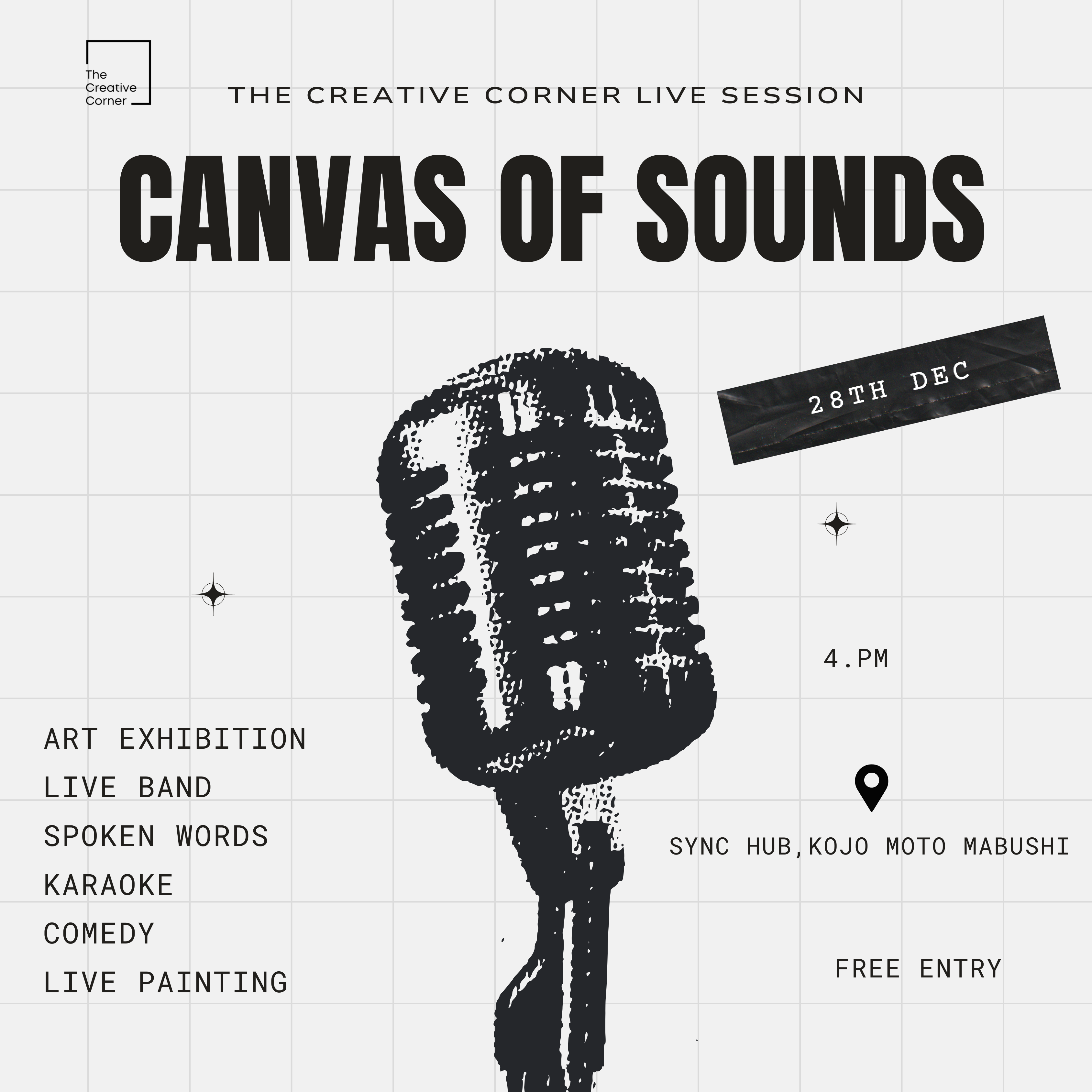 The creative corner - canvas of sounds
