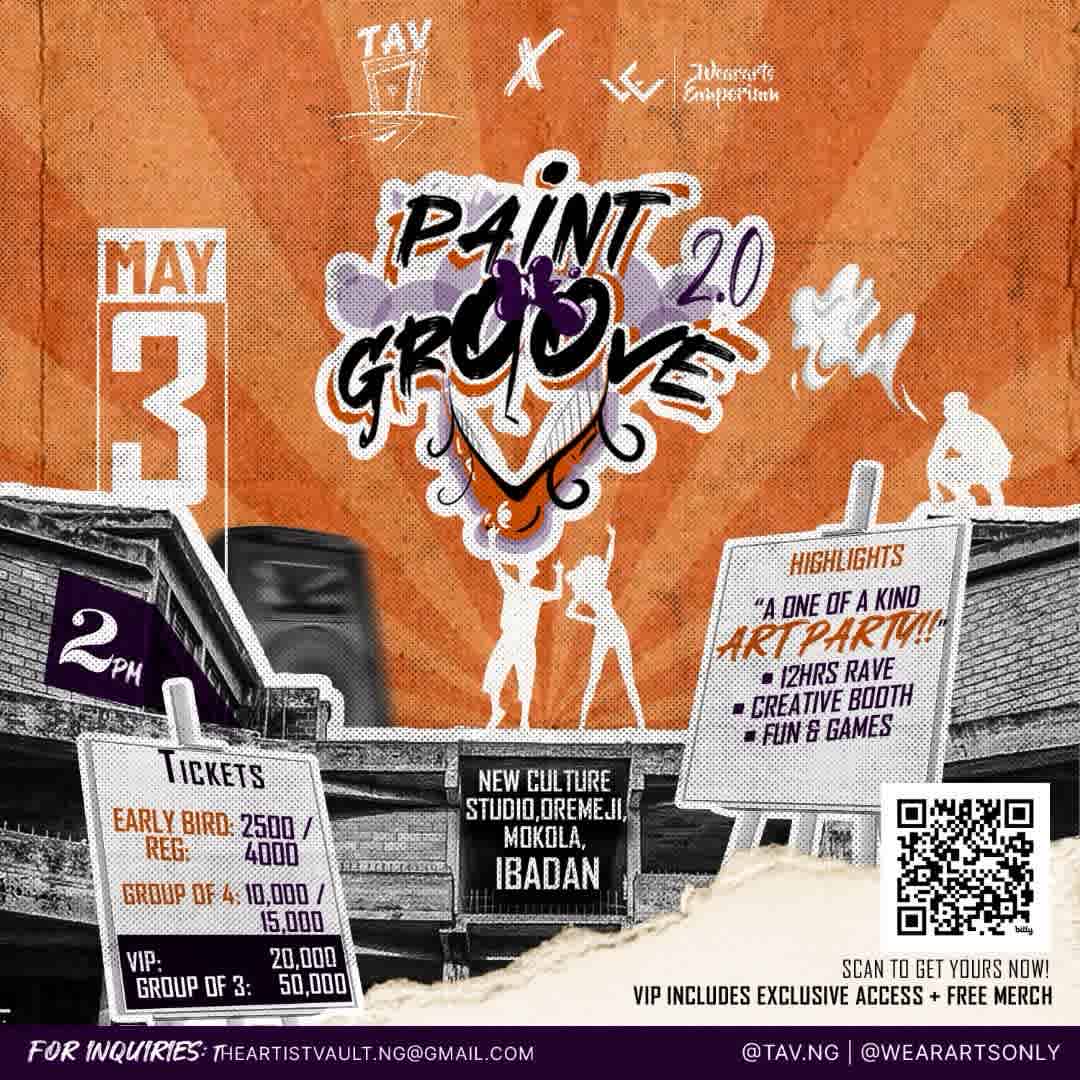 Paint and Groove 2.0: A One of A Kind Art Party
