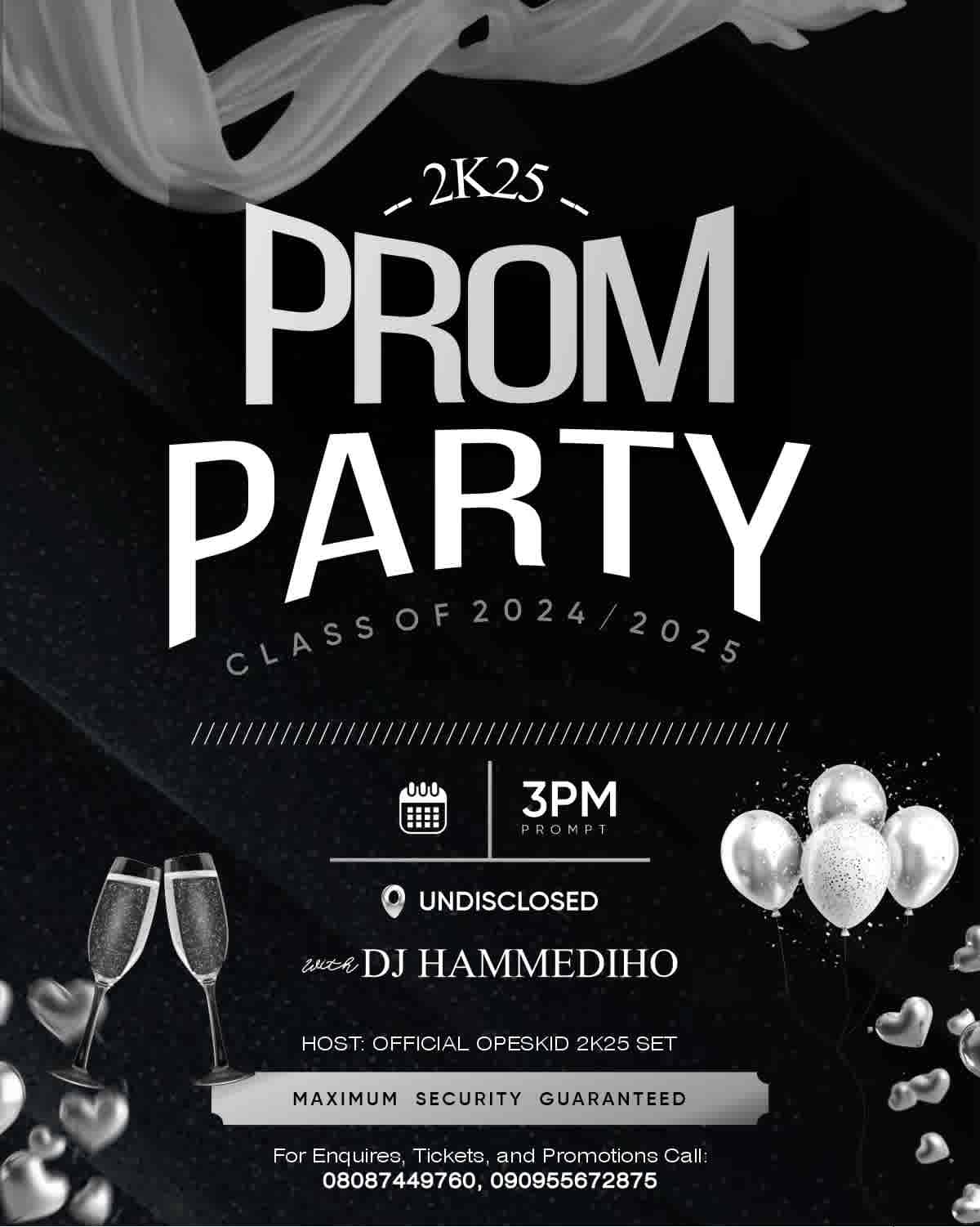 2k25 prom party