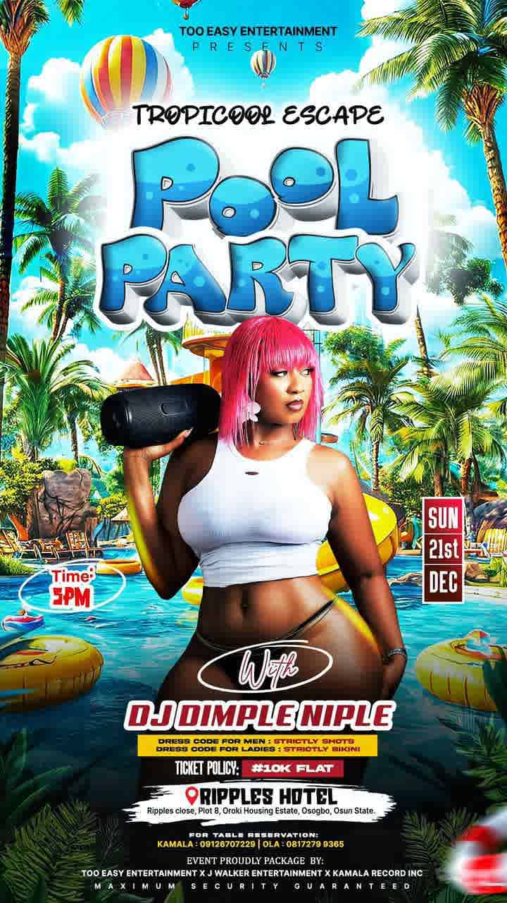 TROPICOOL ESCAPE POOL PARTY