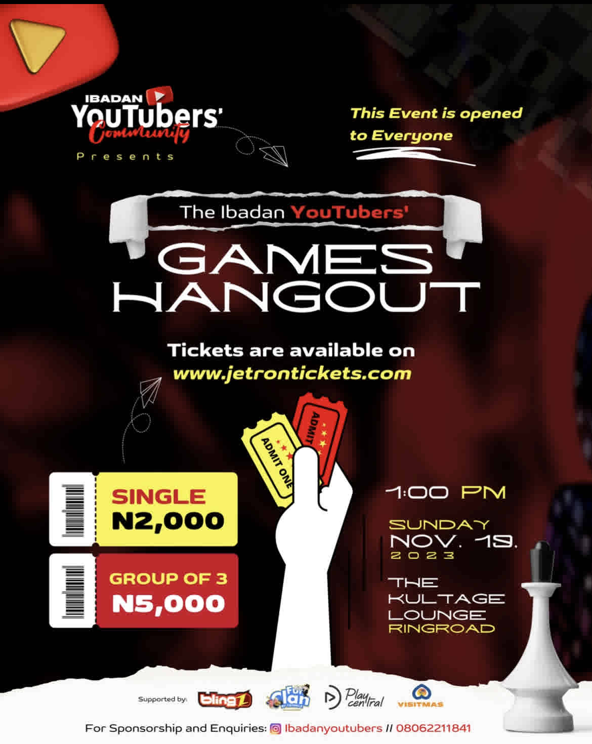 The Ibadan YouTubers Games Hangout