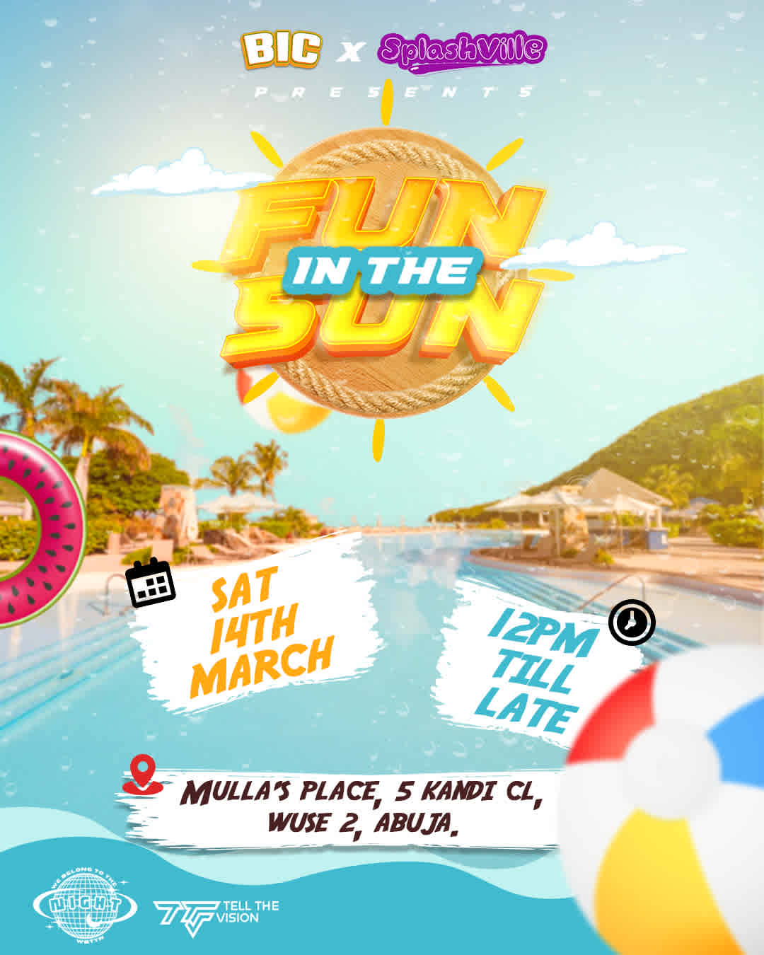 Fun in the sun poster