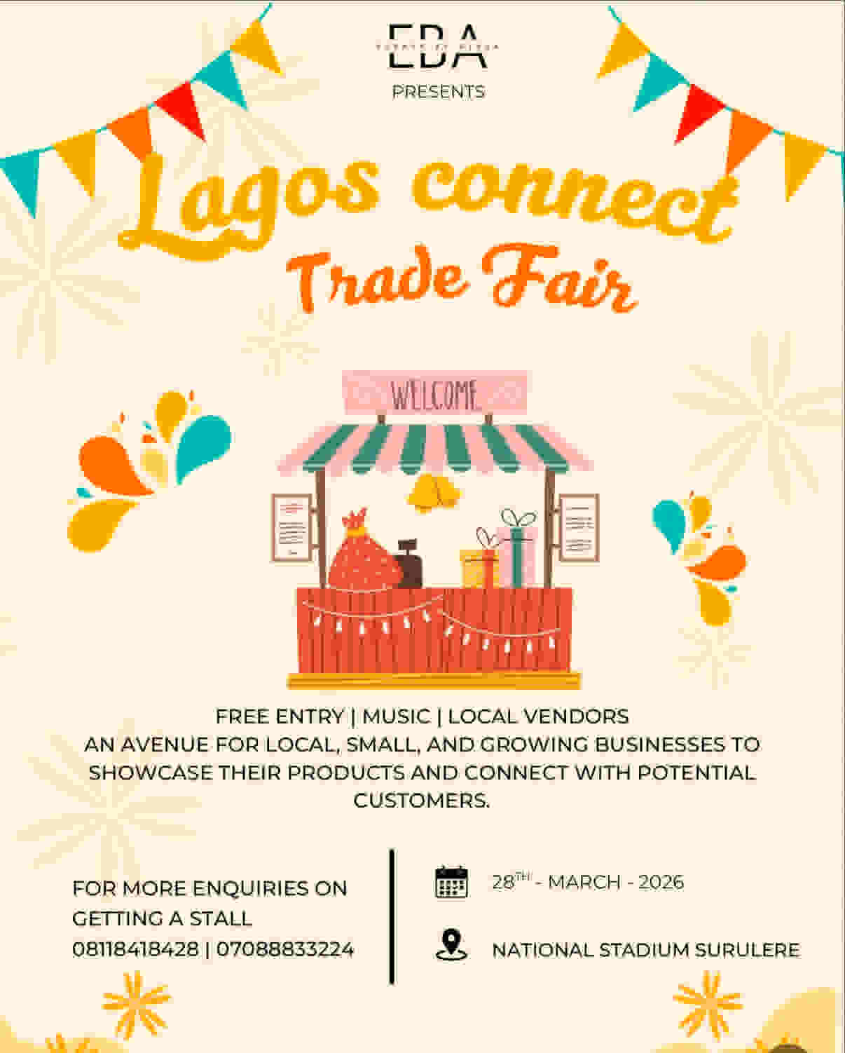 Lagos connect trade fair  poster