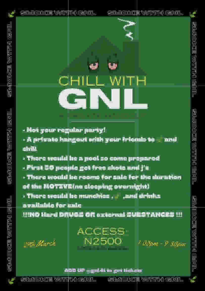 Chill with GNL poster