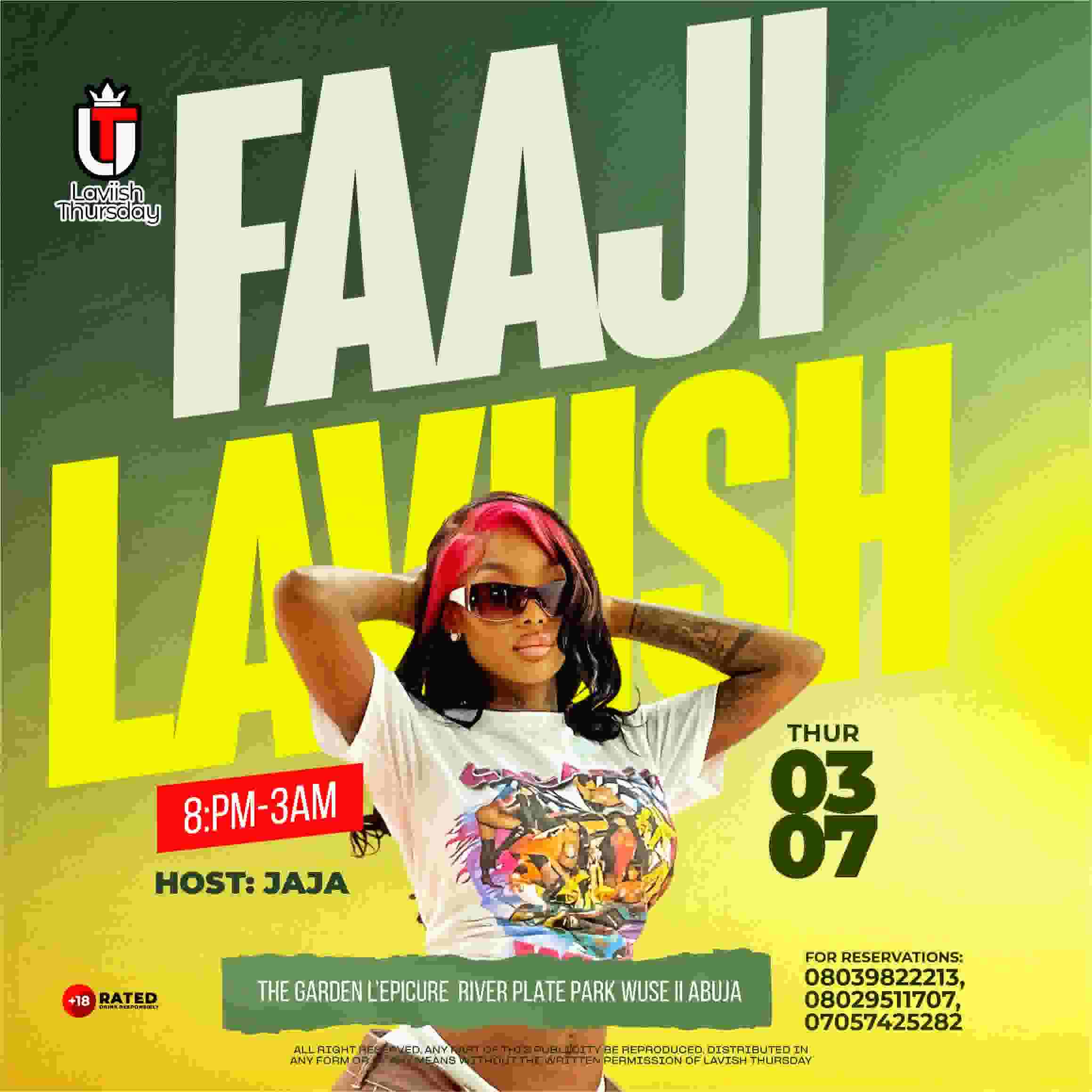 FAJJI LAVISH poster