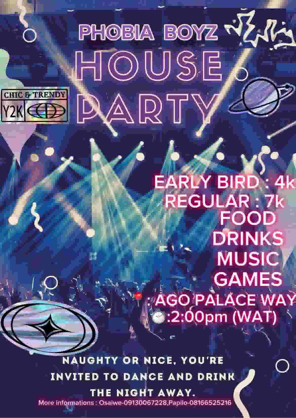 PHOBIA PARTY(EXCITE THE FEAR OF PARTY IN YOU) poster