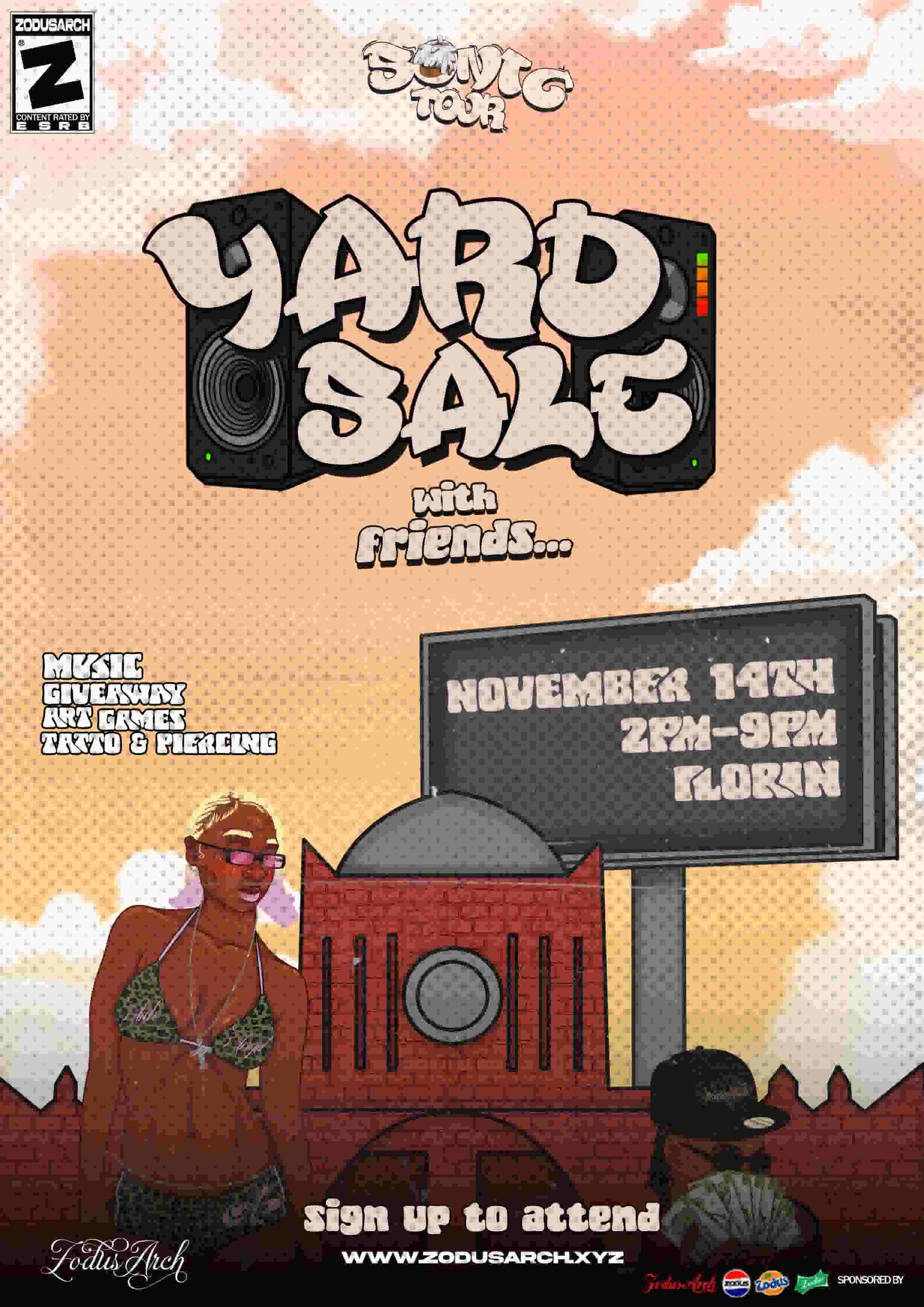 sonic tour {yard sale}