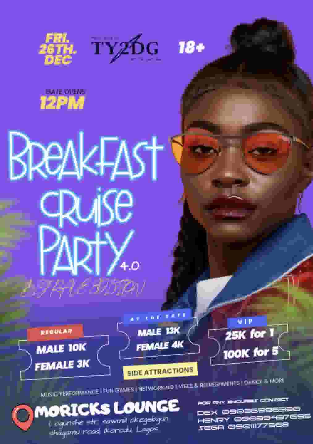 Breakfast Cruise Party 4.0 poster