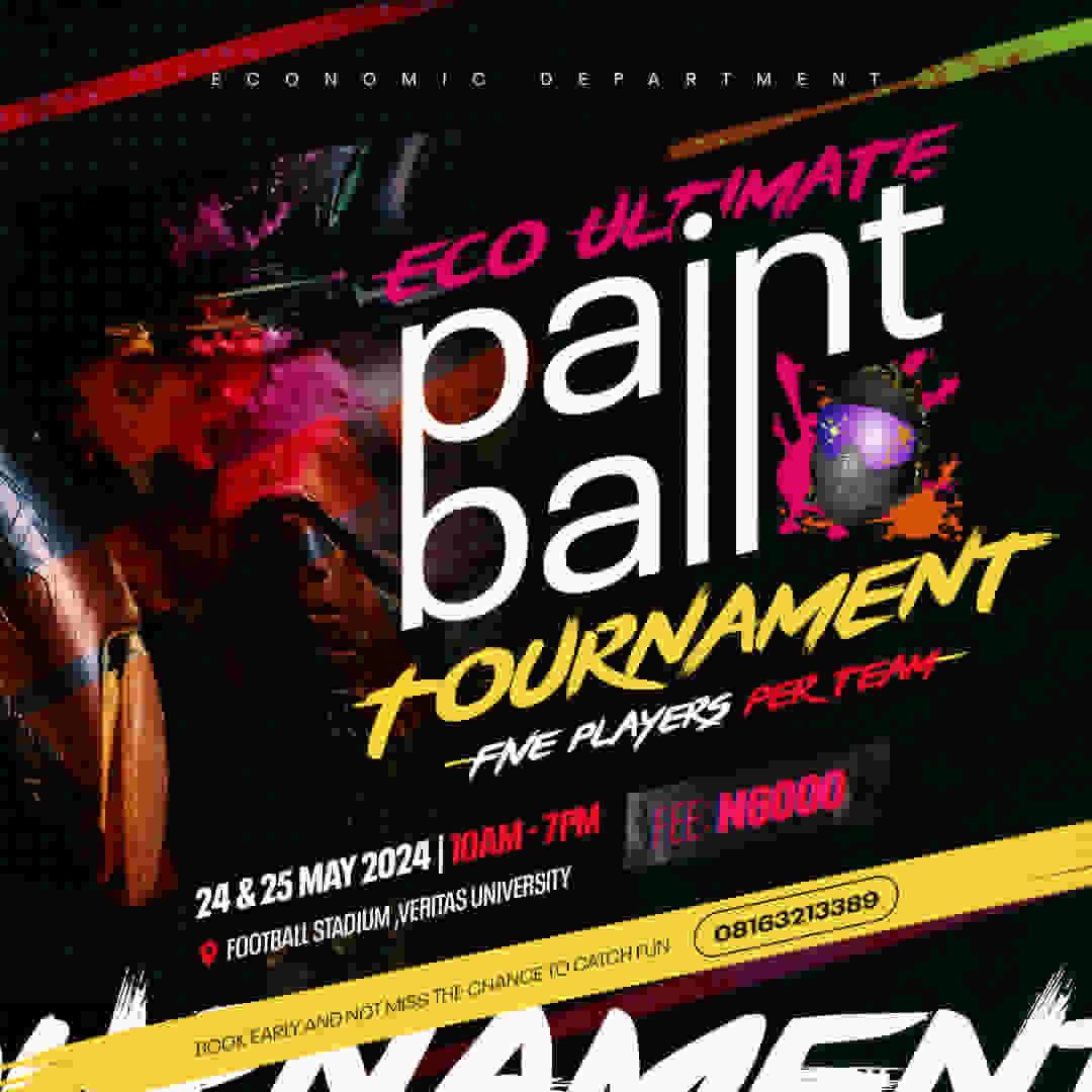 ECO ULTIMATE PAINTBALL TOURNAMENT poster