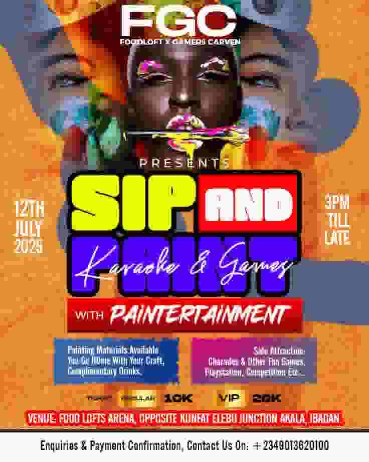 Sip and paint with karaoke