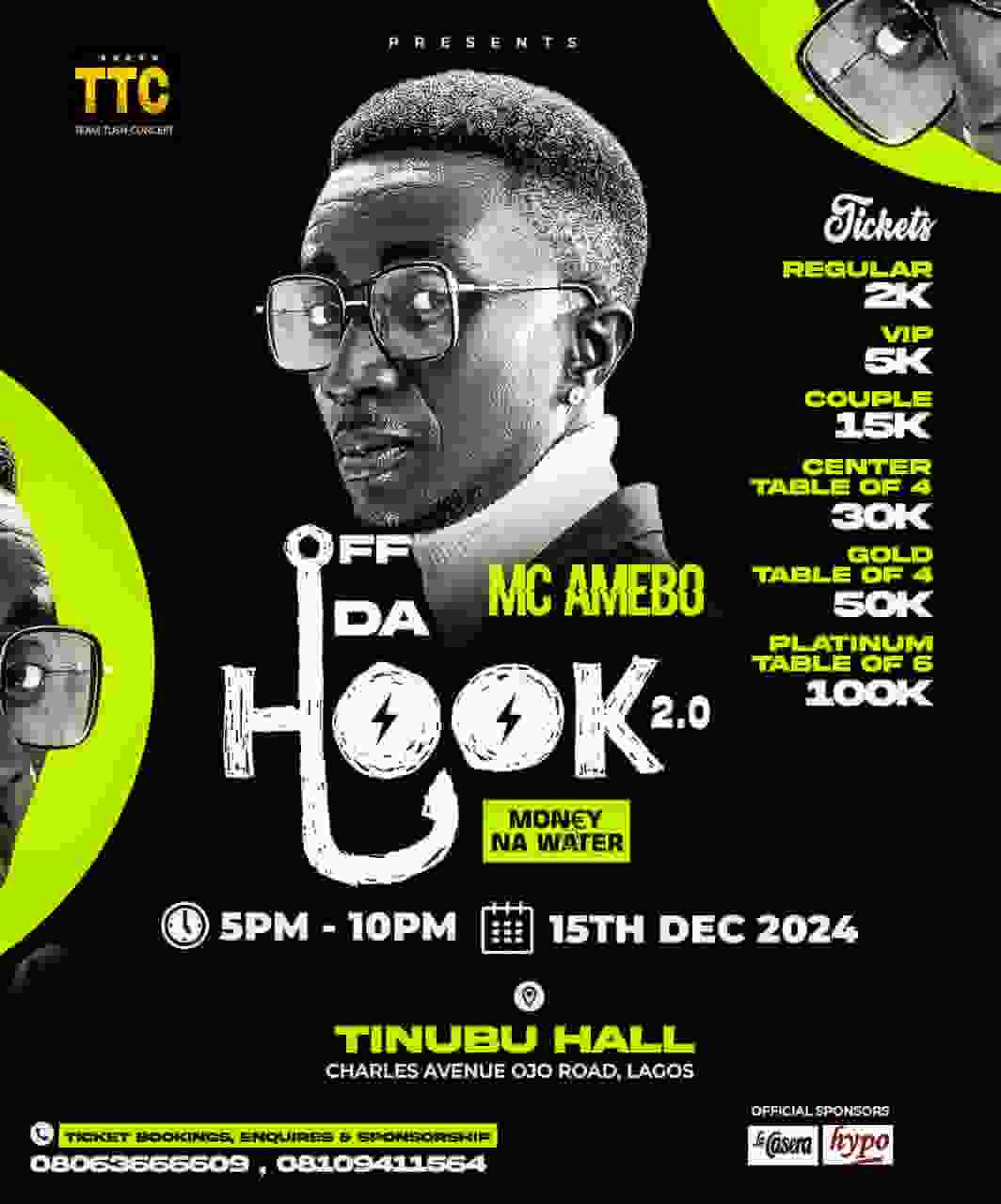 MC AMEBO OFF DA HOOK 2.0 (money na water)