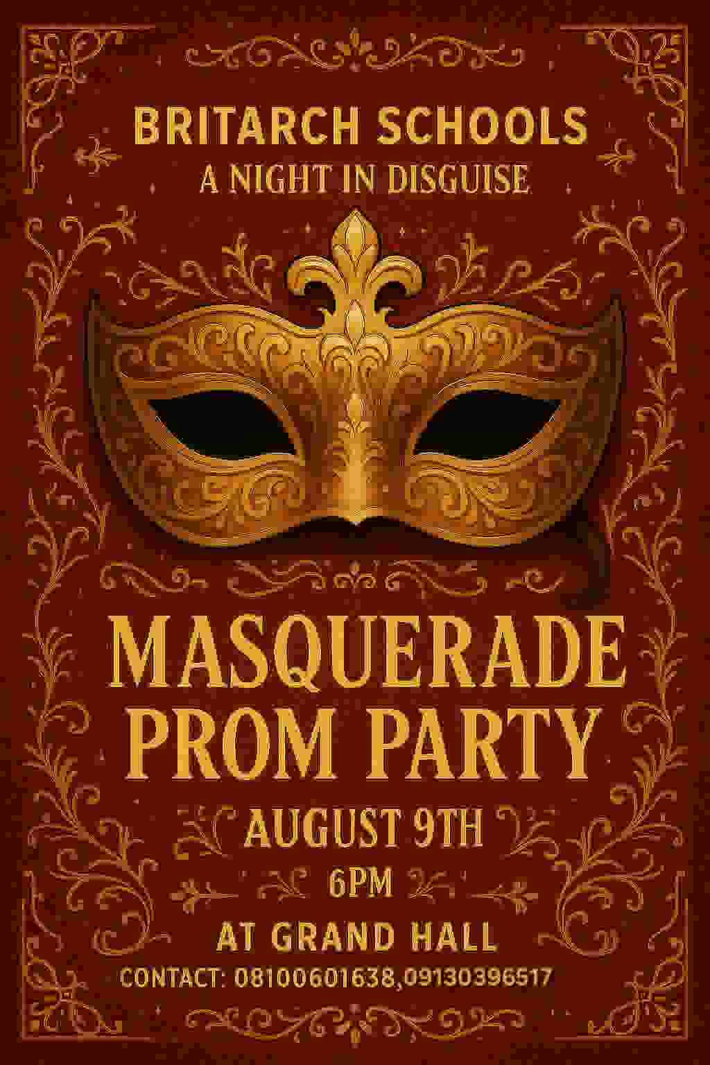 BRITARCH PROM PARTY 2025 poster