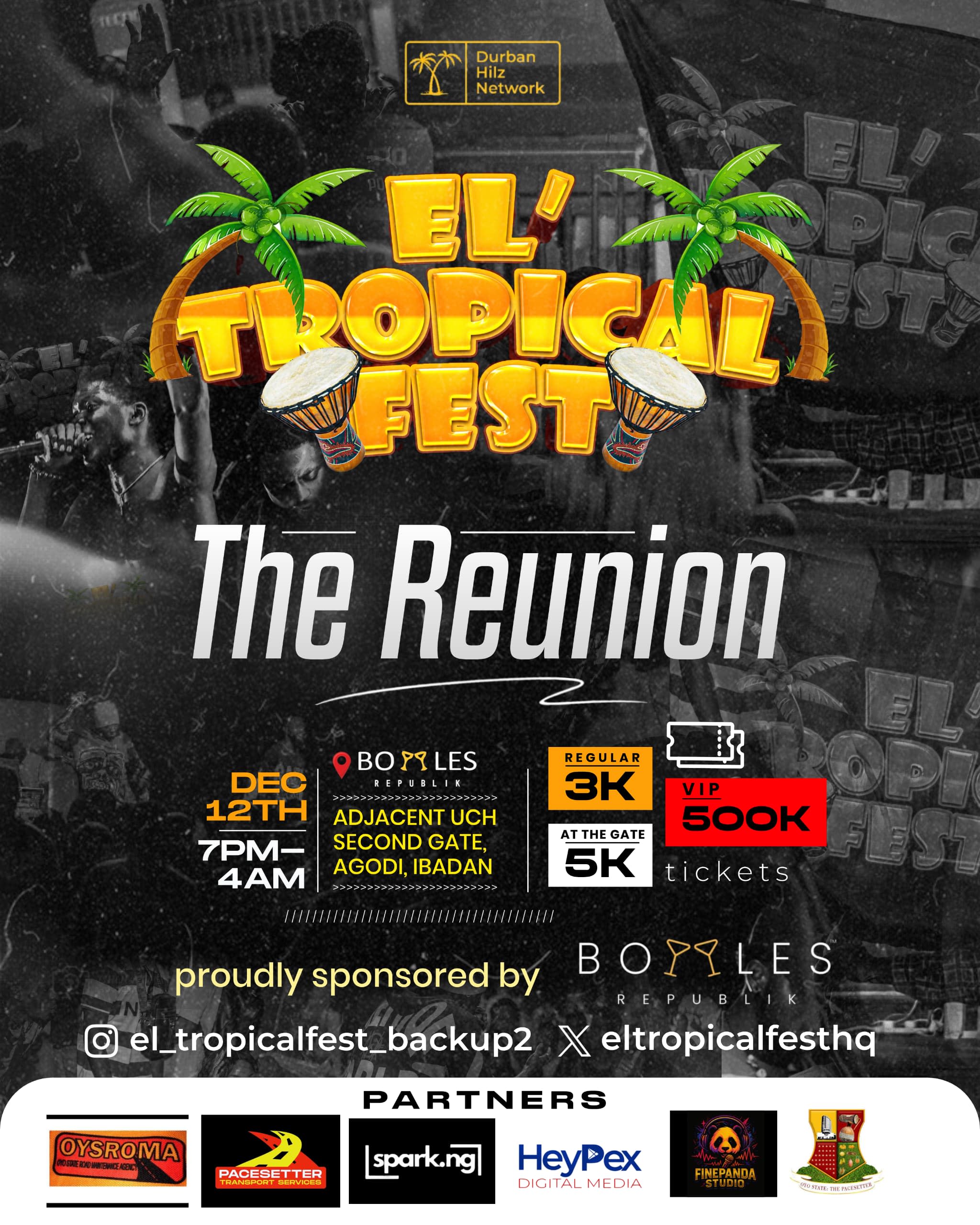 EL'TROPICAL FEST 3.0 poster