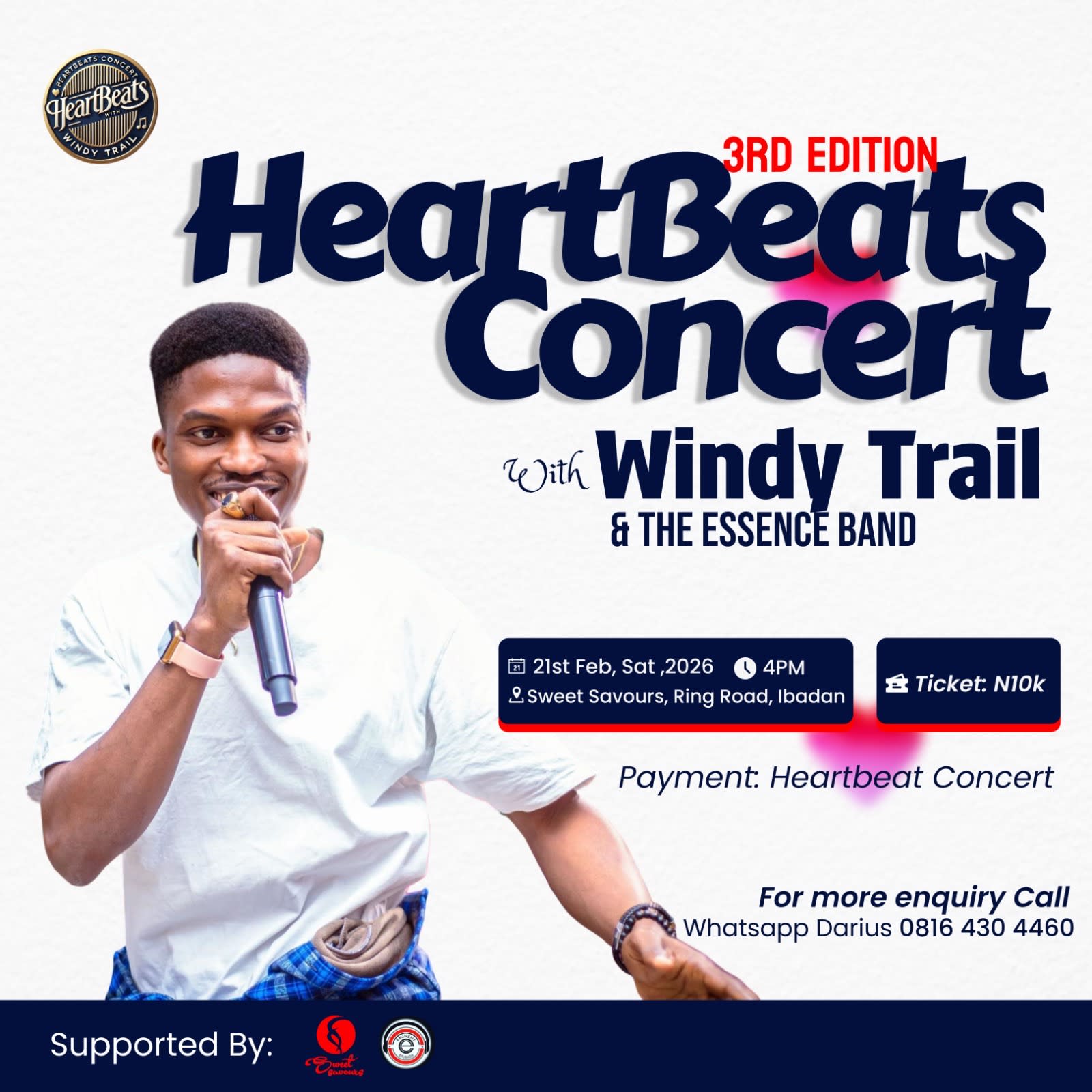 HeartBeats Concert poster