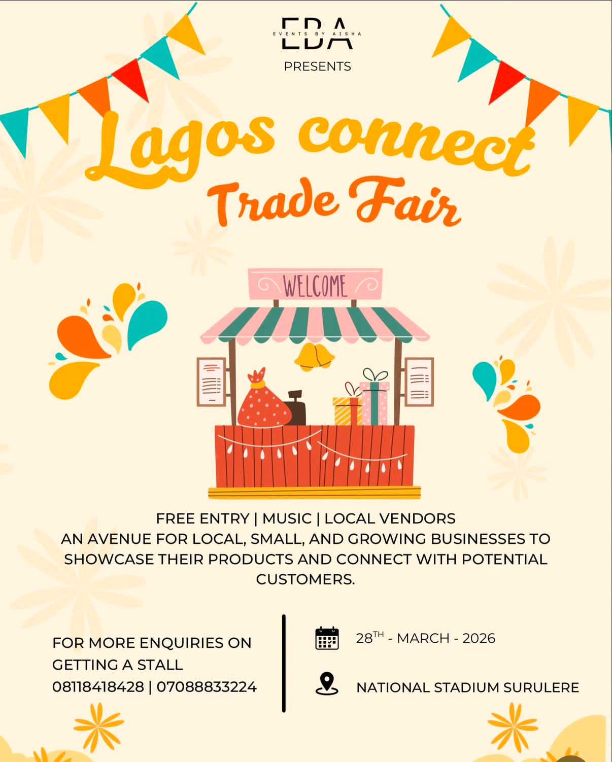 Lagos connect trade fair  poster