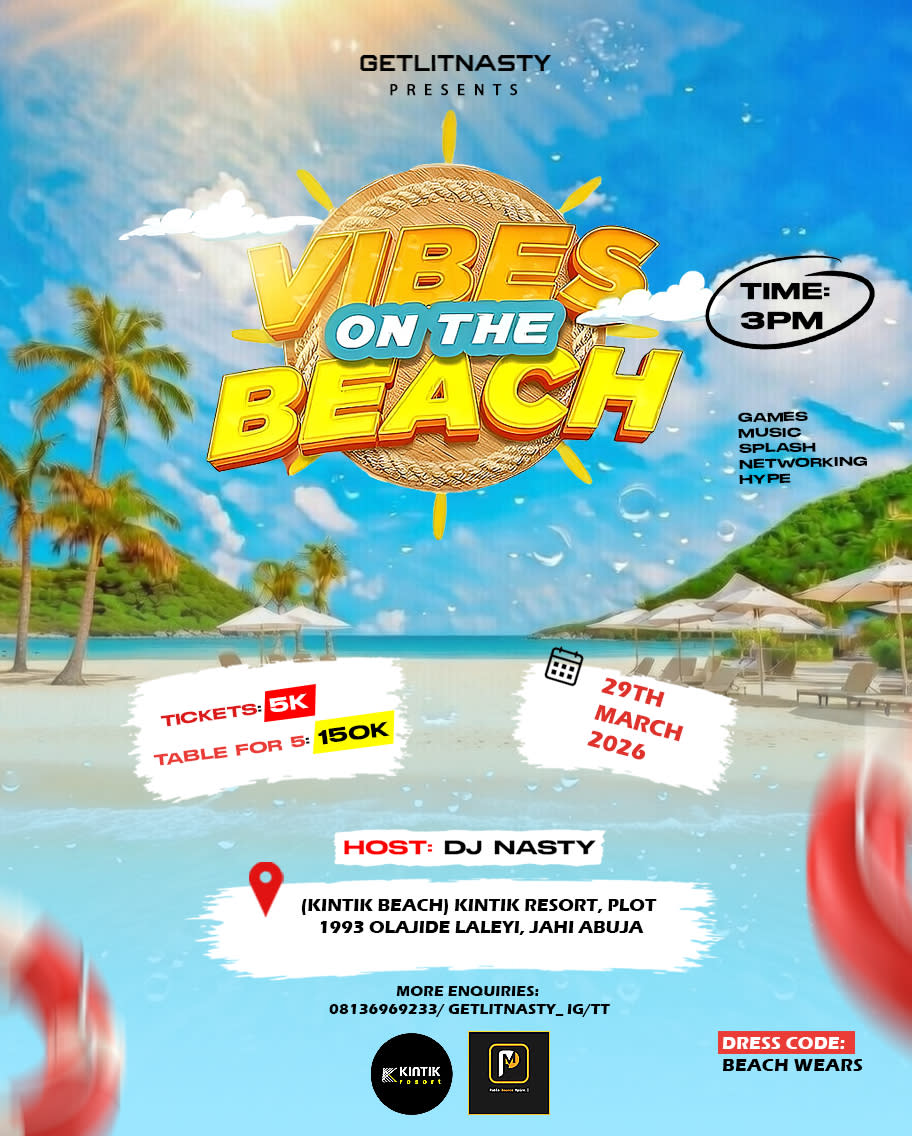 Vibes On The Beach Abuja  poster