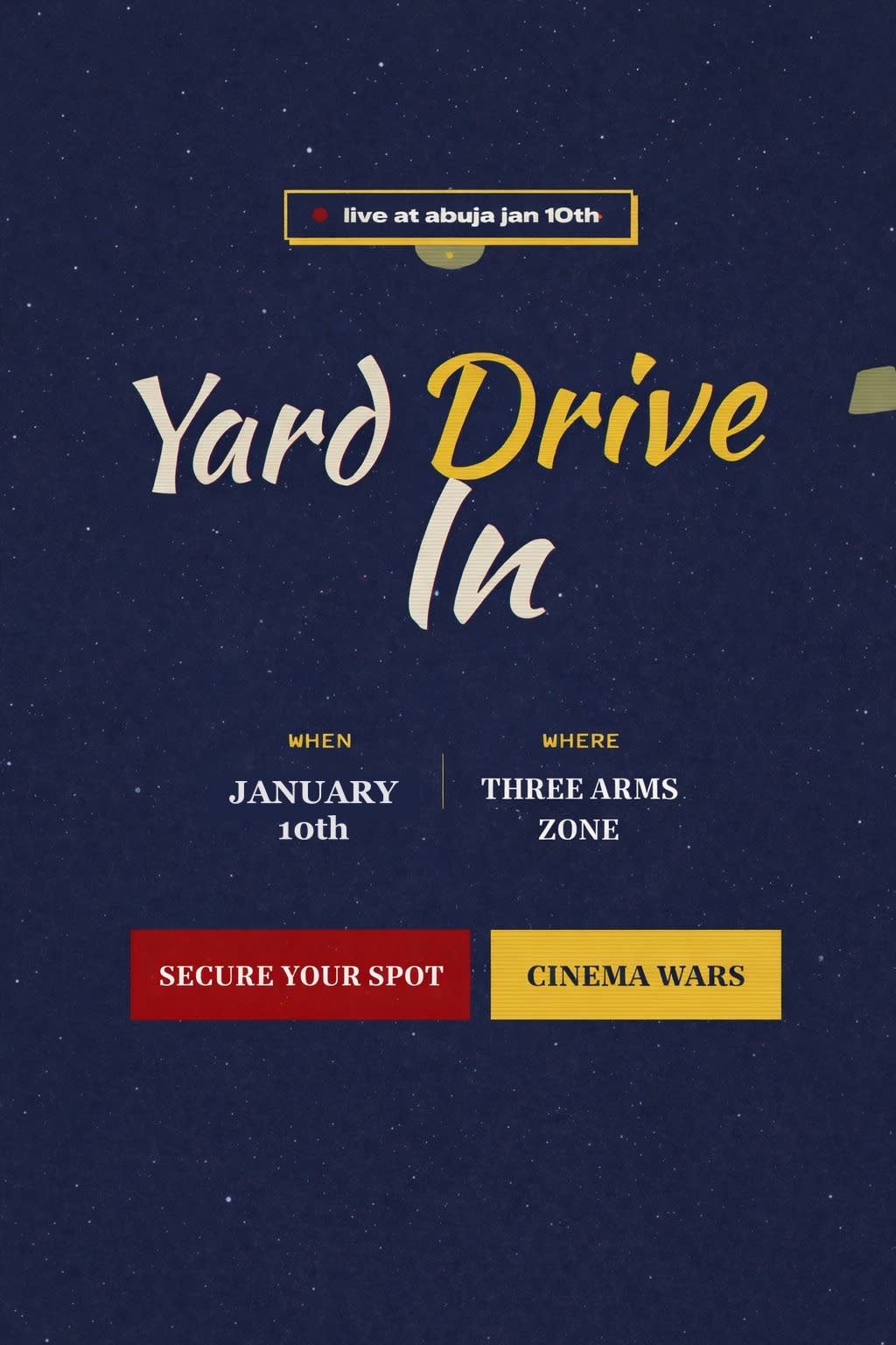 YARDDRIVEIN poster