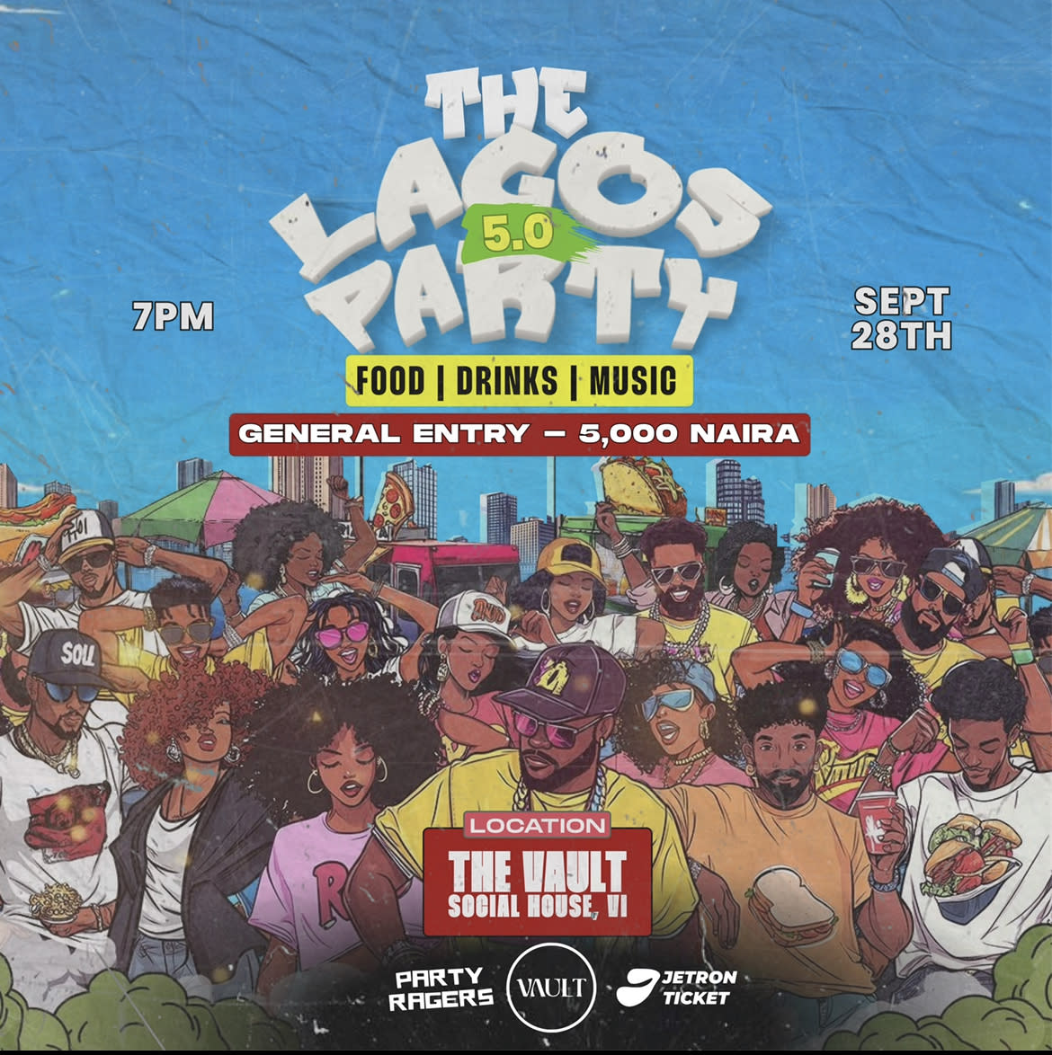 THE LAGOS PARTY 5.0 poster