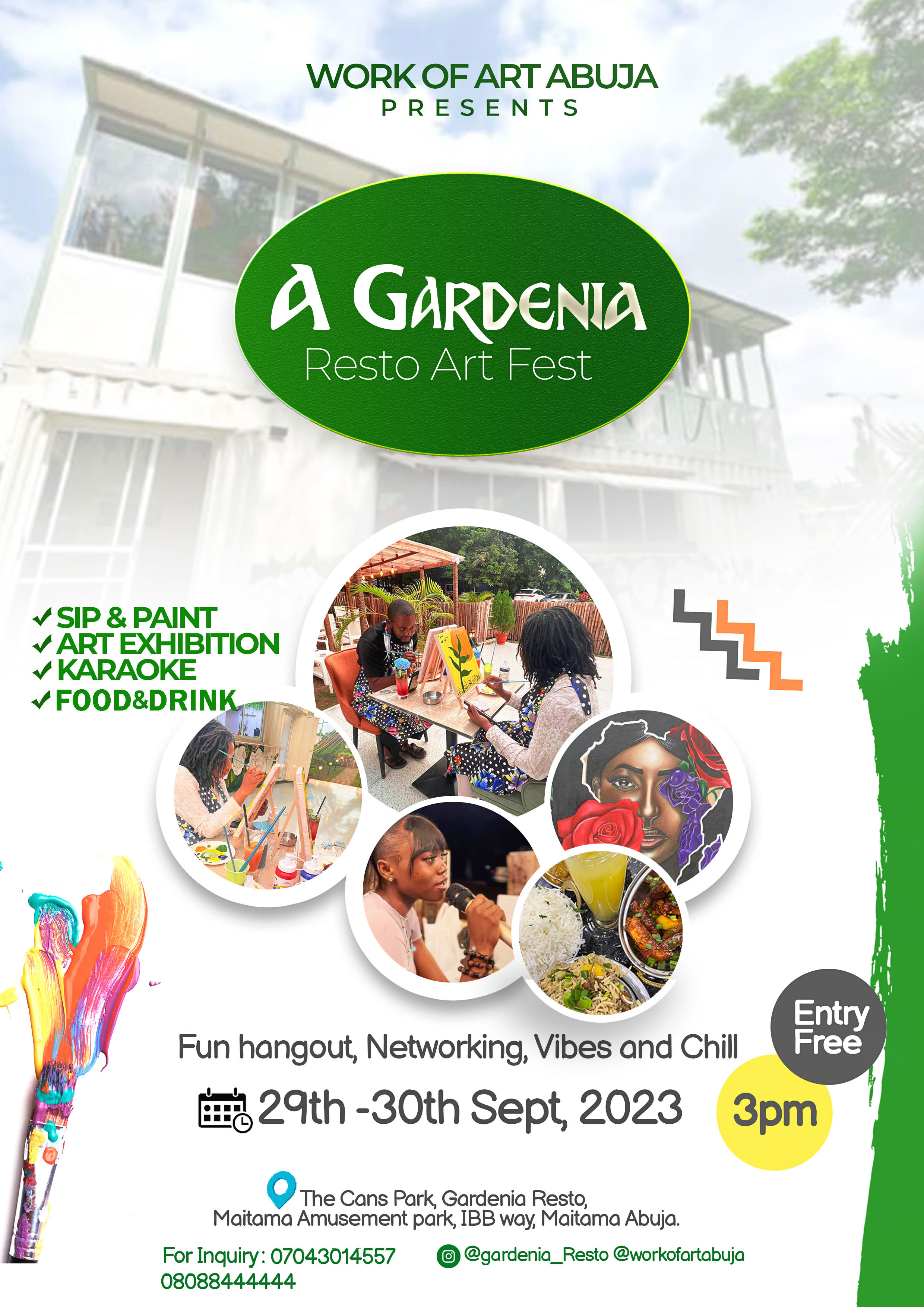 Work Of Art (Karaoke, Hangout, Sip & Paint, Art Exhibition)