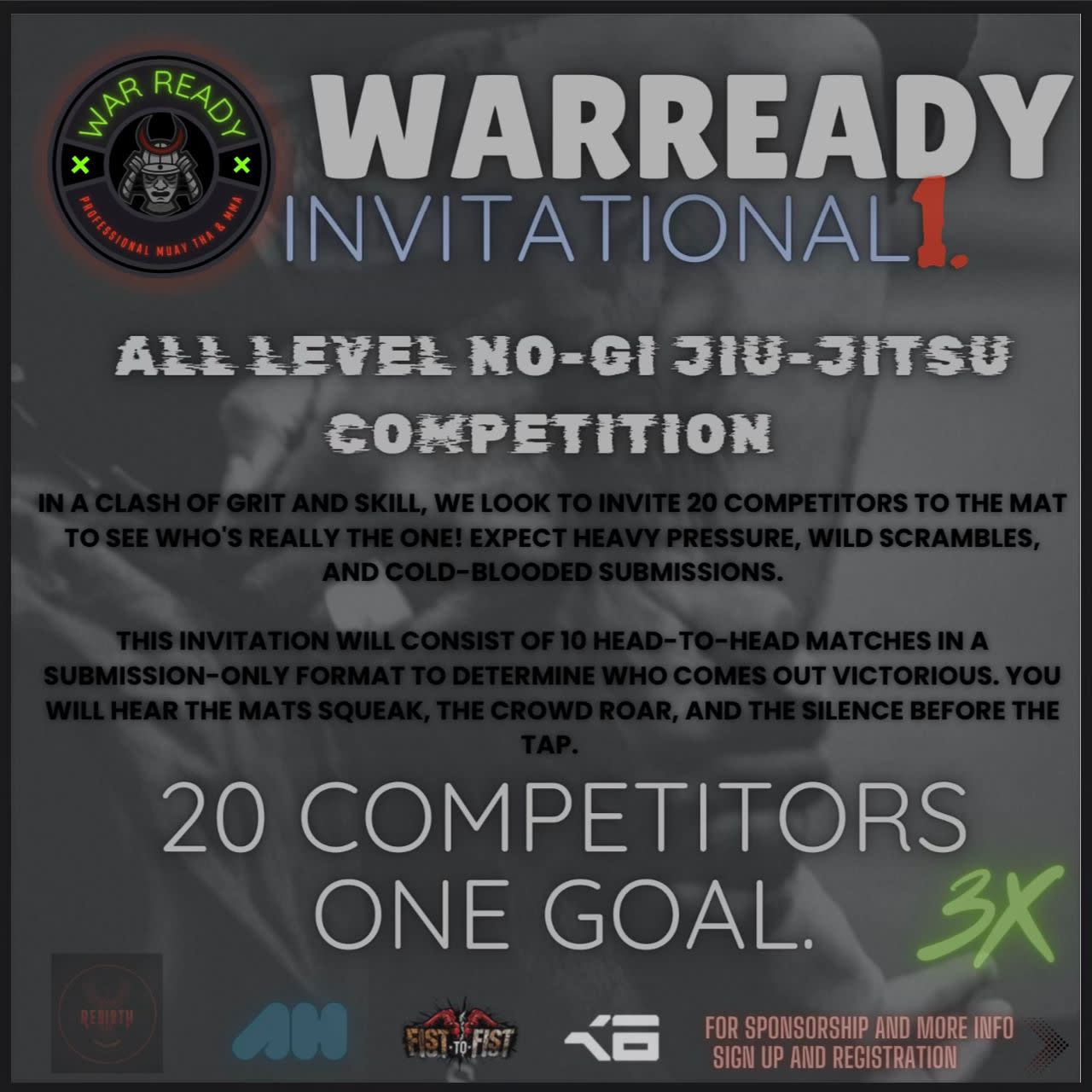 Warready Fighting League poster