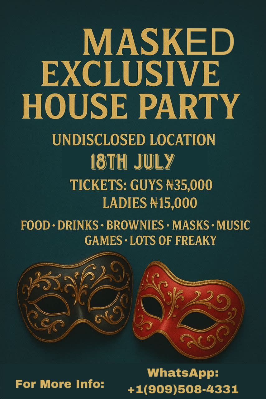 Freaky mask house party