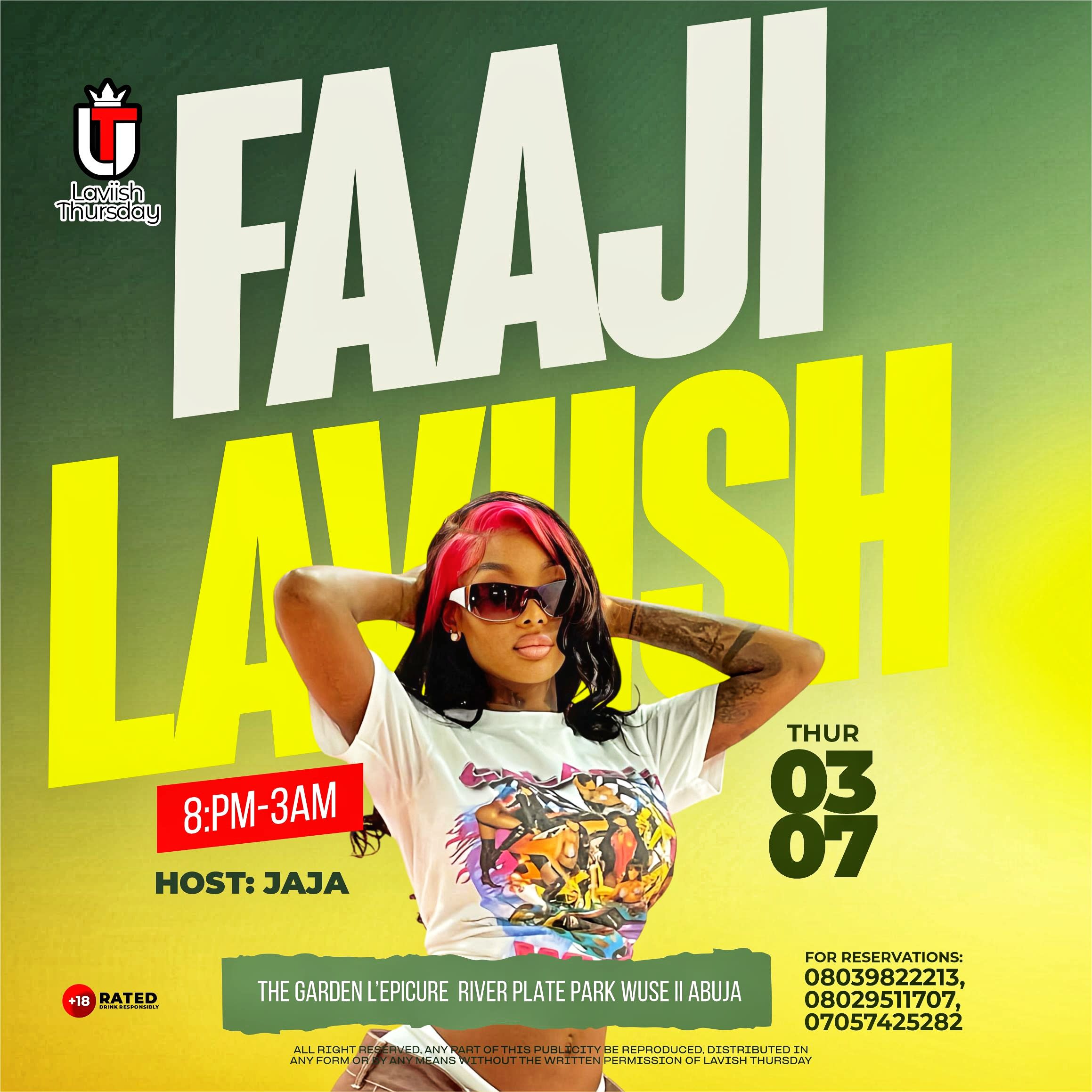 FAJJI LAVISH poster