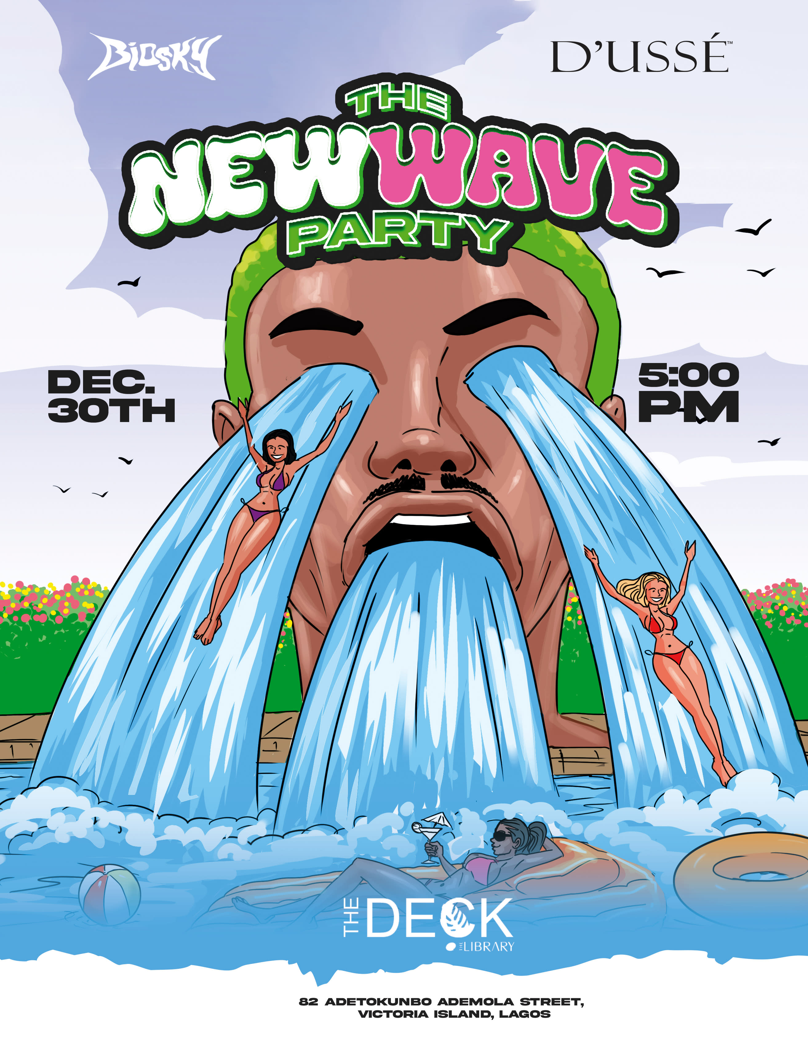 THE NEW WAVE PARTY poster