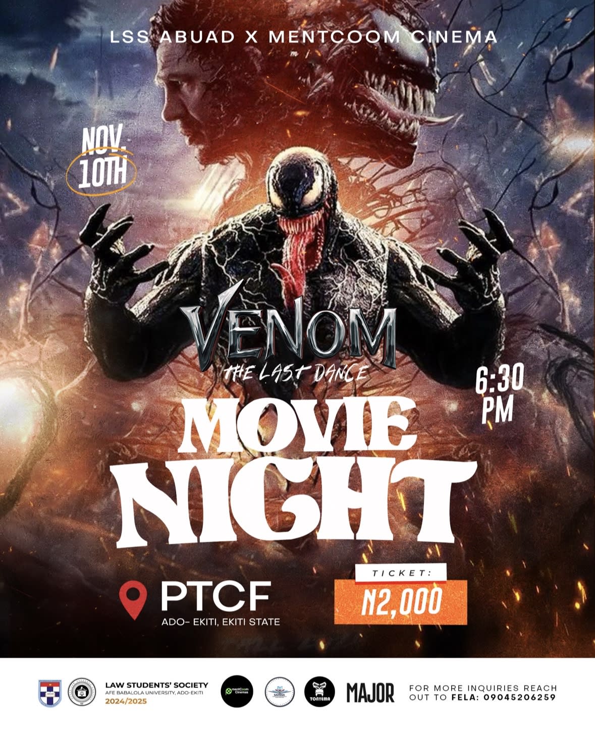 VENOM: THE LAST DANCE poster