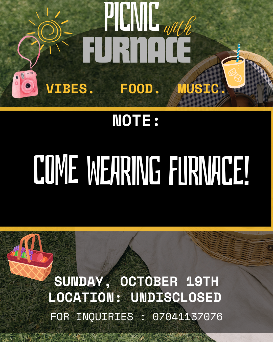 Picnic with FURNACE poster